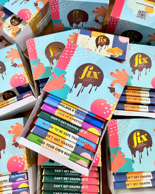 Dubai Chocolate Bar (50-Piece Bulk Pack, Mixed Flavors)