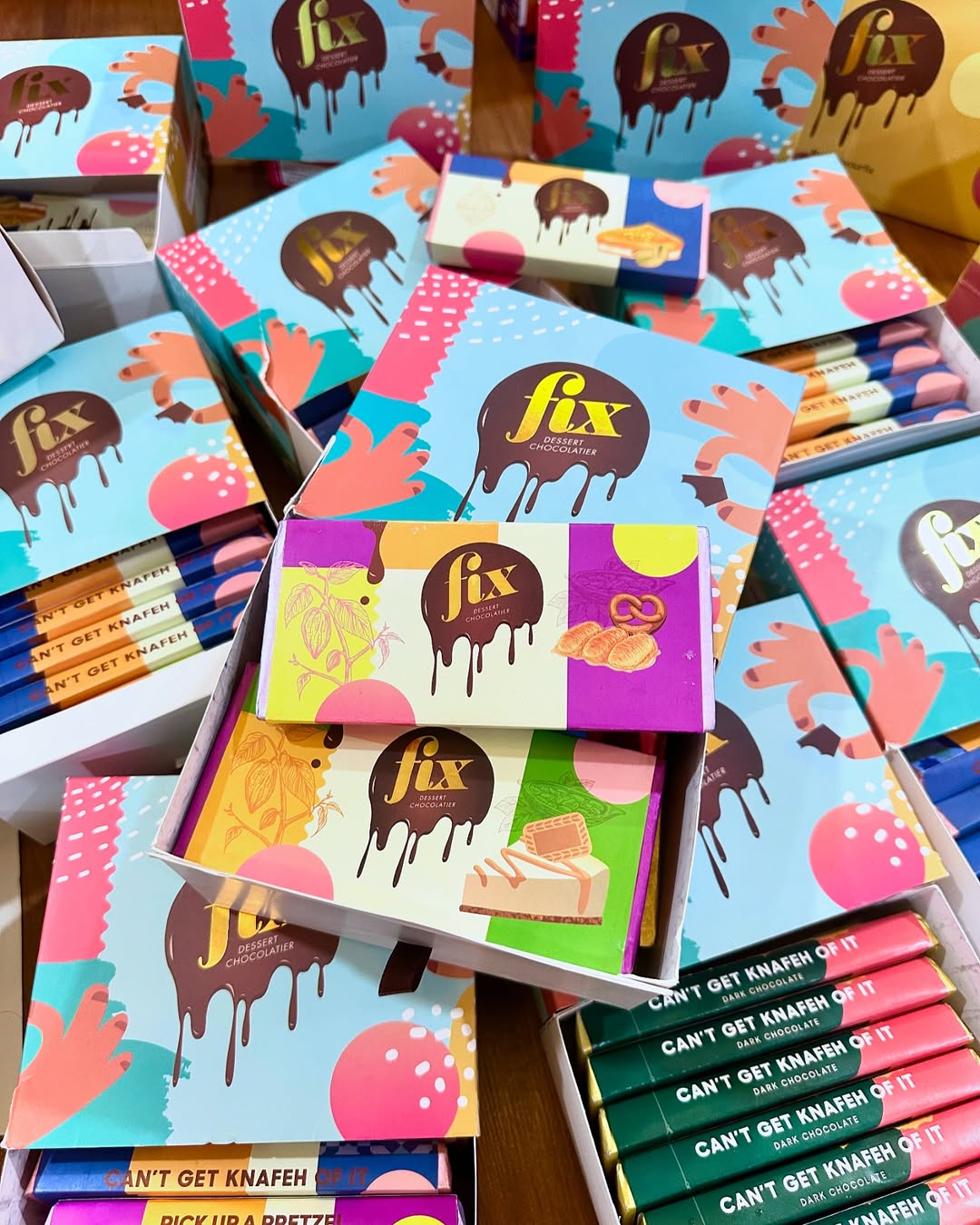 Dubai Chocolate Bar (350-Bar Commercial Pack, Mixed Flavors)